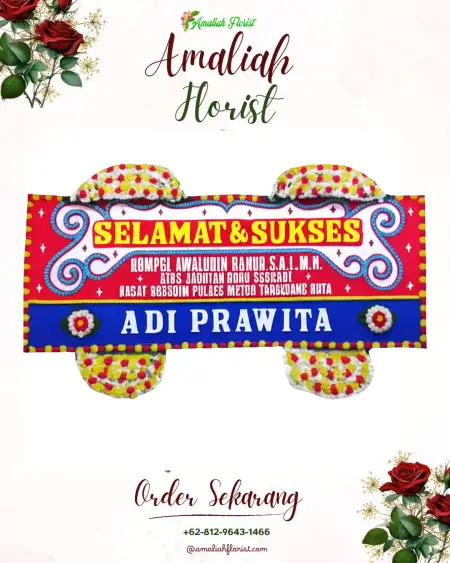 Papan Bunga Ucapan Selamat Bajangrejo